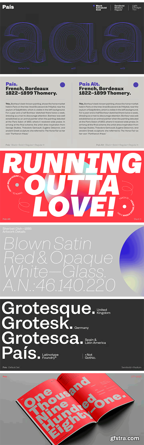 Pais Font Family Pais Font Family