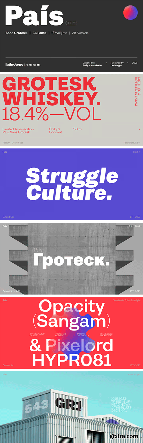 Pais Font Family Pais Font Family