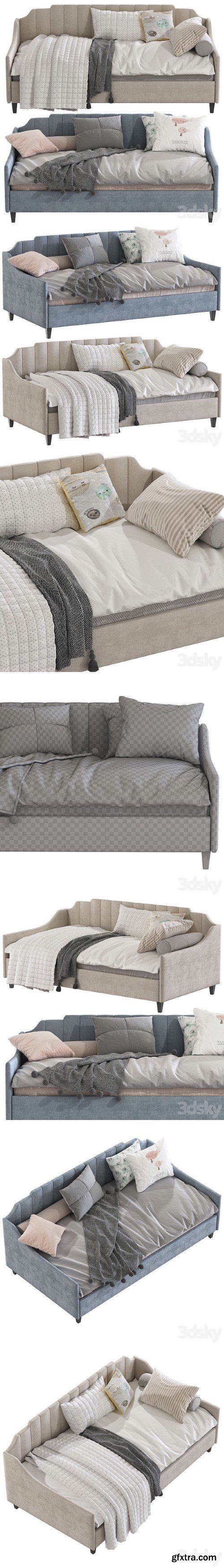 Pro 3DSky - Jolena Twin Daybed Sofa Bed