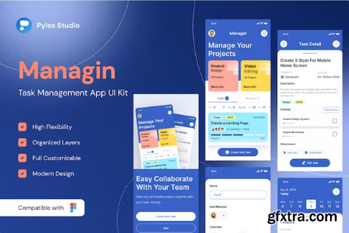 Managin - Task Management App UI Kits