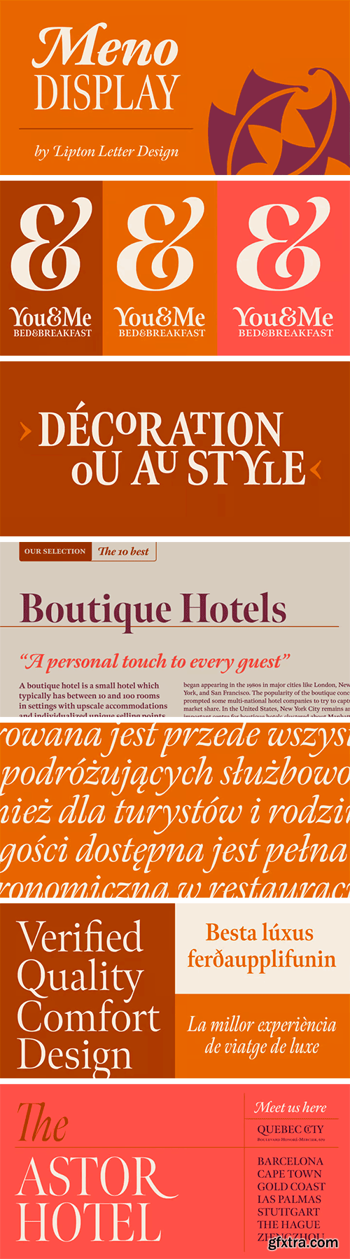 Meno Display Font Family