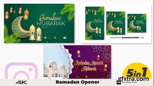 Videohive Ramadan Opener 5 in 1 43988778 Videohive Ramadan Opener 5 in 1 43988778