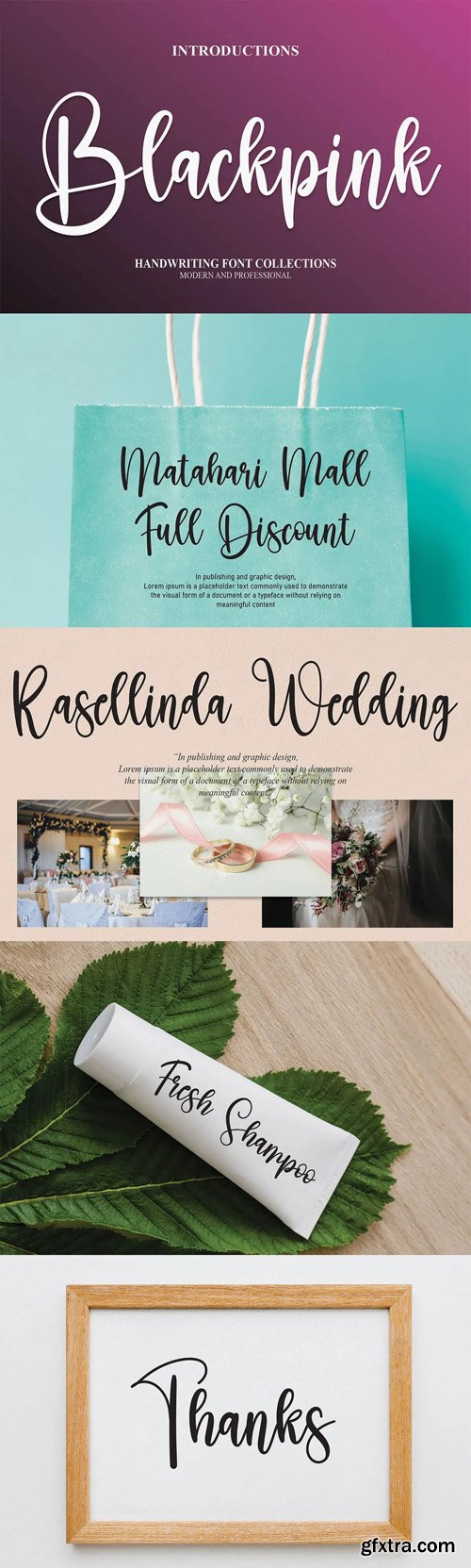 Blackpink - Elegant Handwritten Font Blackpink - Elegant Handwritten Font