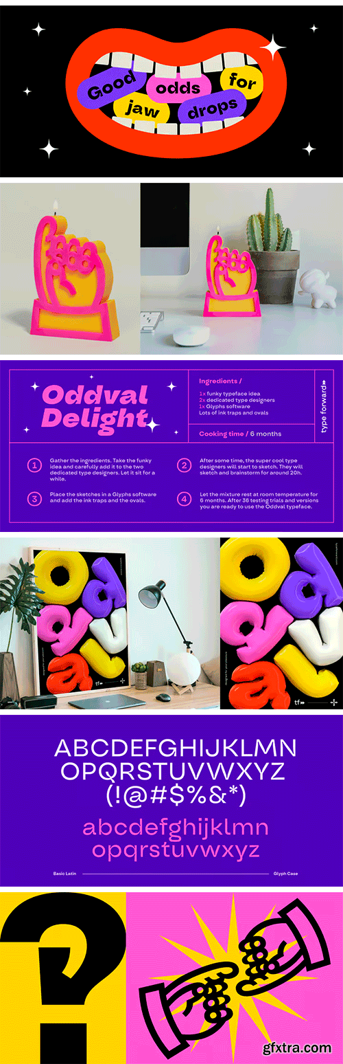 Oddval Font Family Oddval Font Family