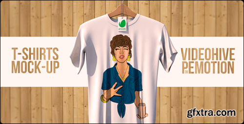 Videohive T-Shirt Mock-Up 11554666 Videohive T-Shirt Mock-Up 11554666