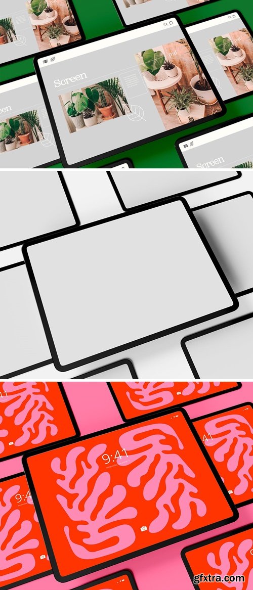 Tablet UI Screen Mockup V5SHTTH