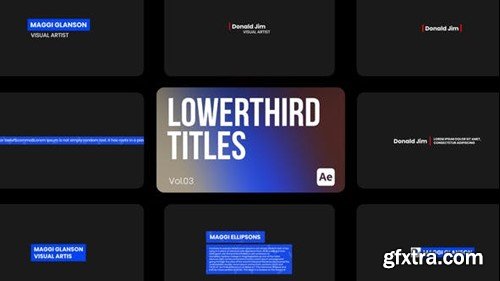 Videohive Lowerthird Titles 03 for After Effects 44233890 Videohive Lowerthird Titles 03 for After Effects 44233890