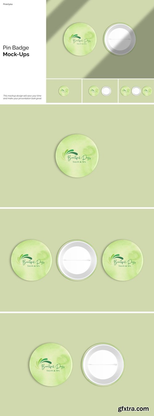 Pin Badge Mockup WLXPJBV
