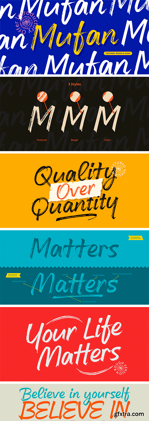 Mufan Font Family Mufan Font Family