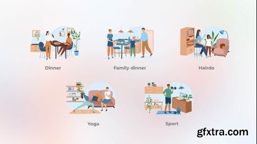 Videohive Vacation - Flat concepts 44184213