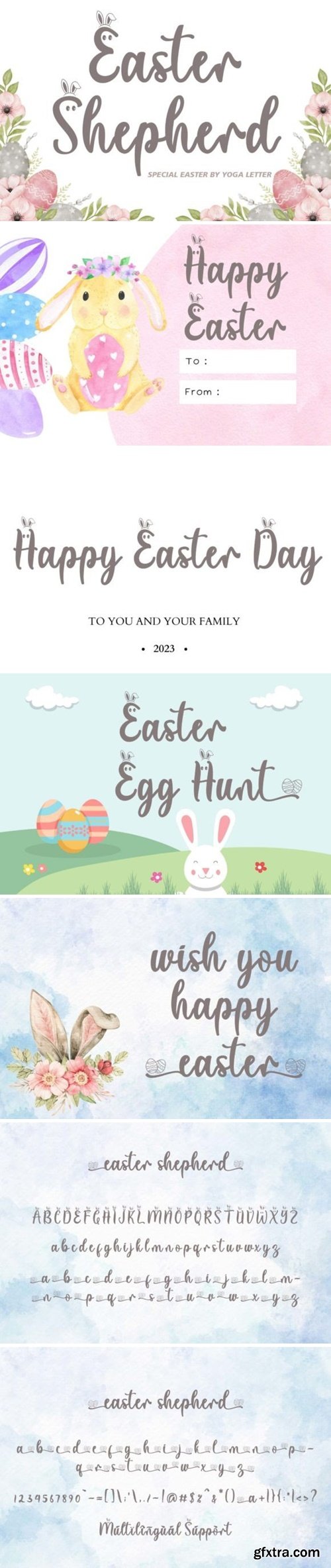 Easter Shepherd Font