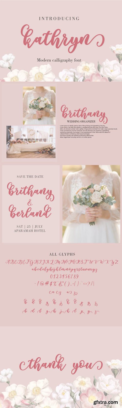 Kathryn Calligraphy Font Kathryn Calligraphy Font