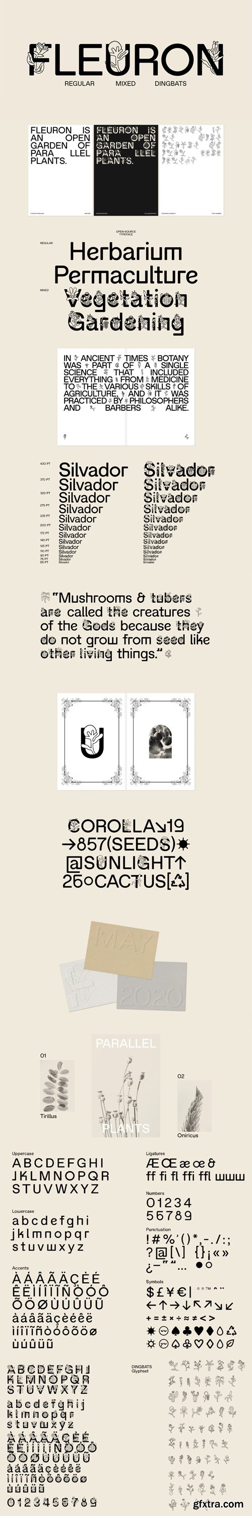 Fleuron - Display Font Fleuron - Display Font