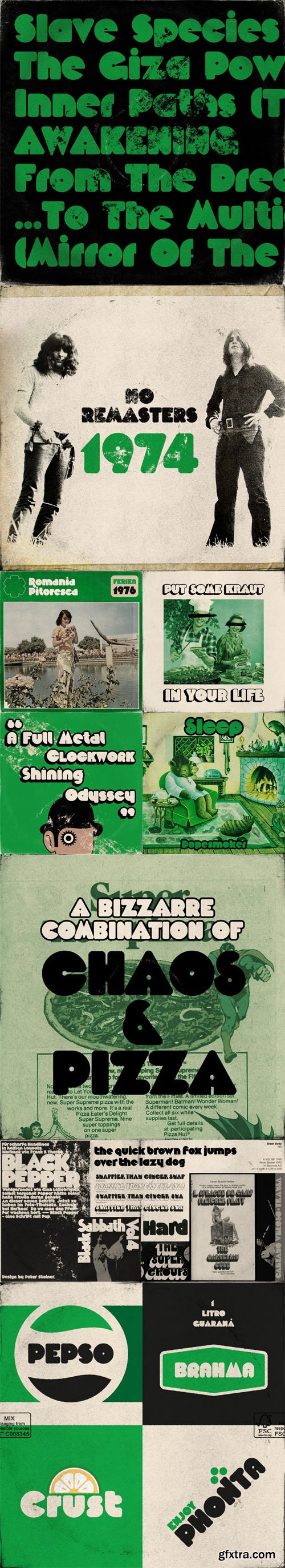 Volume Round - Retro Display Font Volume Round - Retro Display Font