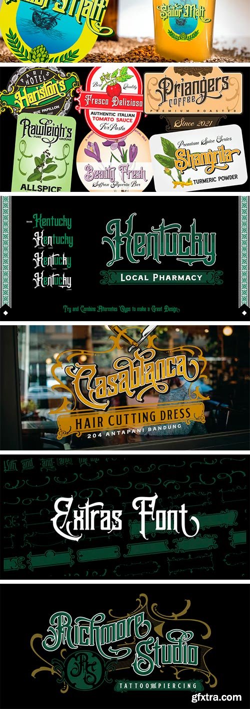 Arestons Font Family Arestons Font Family