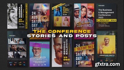 Videohive The Conference. Stories and Posts 44238074
