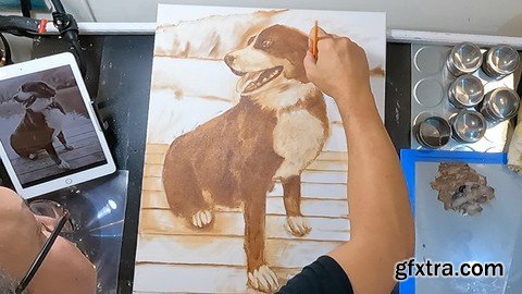 Oil Painting A Pet Portrait