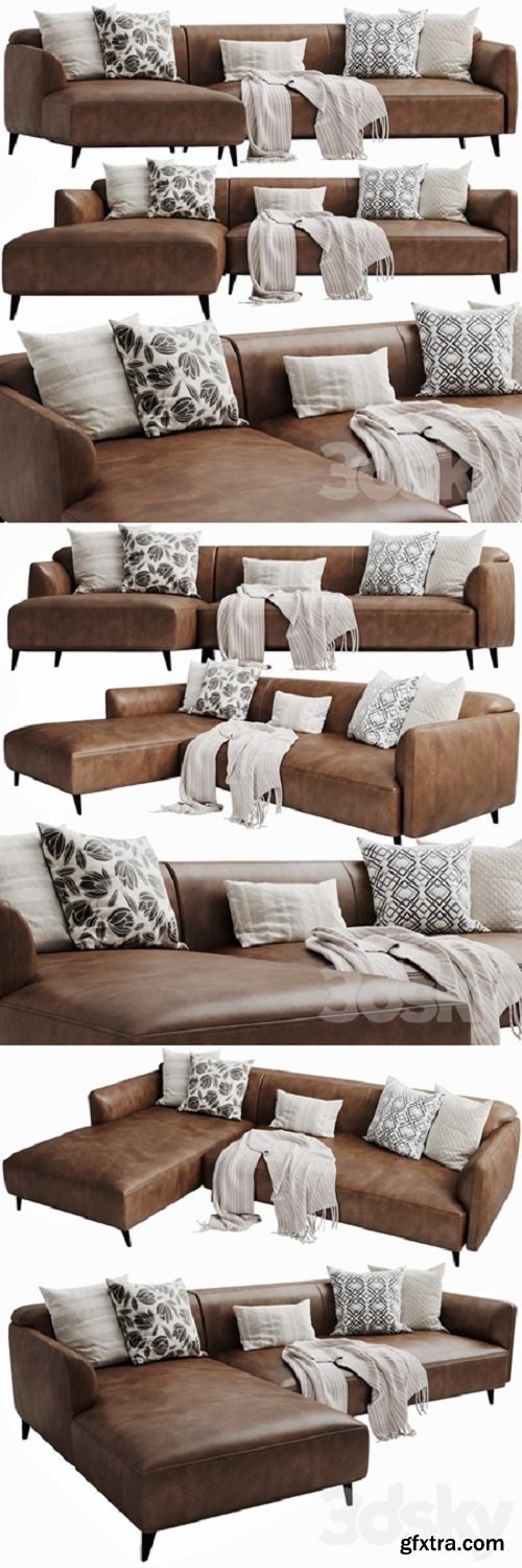 Pro 3DSky - Boconcept modena chaise lounge Pro 3DSky - Boconcept modena chaise lounge