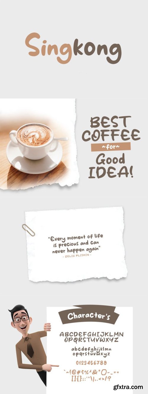 Singkong - Fancy Display Font Singkong - Fancy Display Font