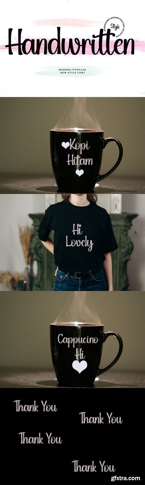 Handwritten - Trendy Handwritten Font Handwritten - Trendy Handwritten Font