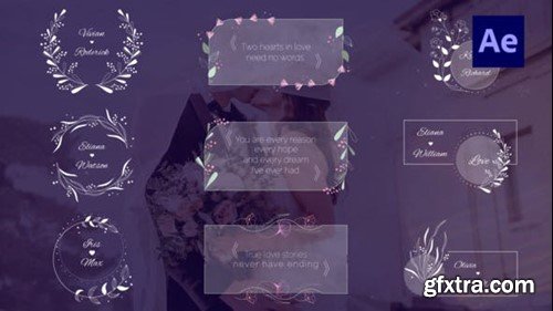 Videohive 18 Wedding Titles 44276909 Videohive 18 Wedding Titles 44276909