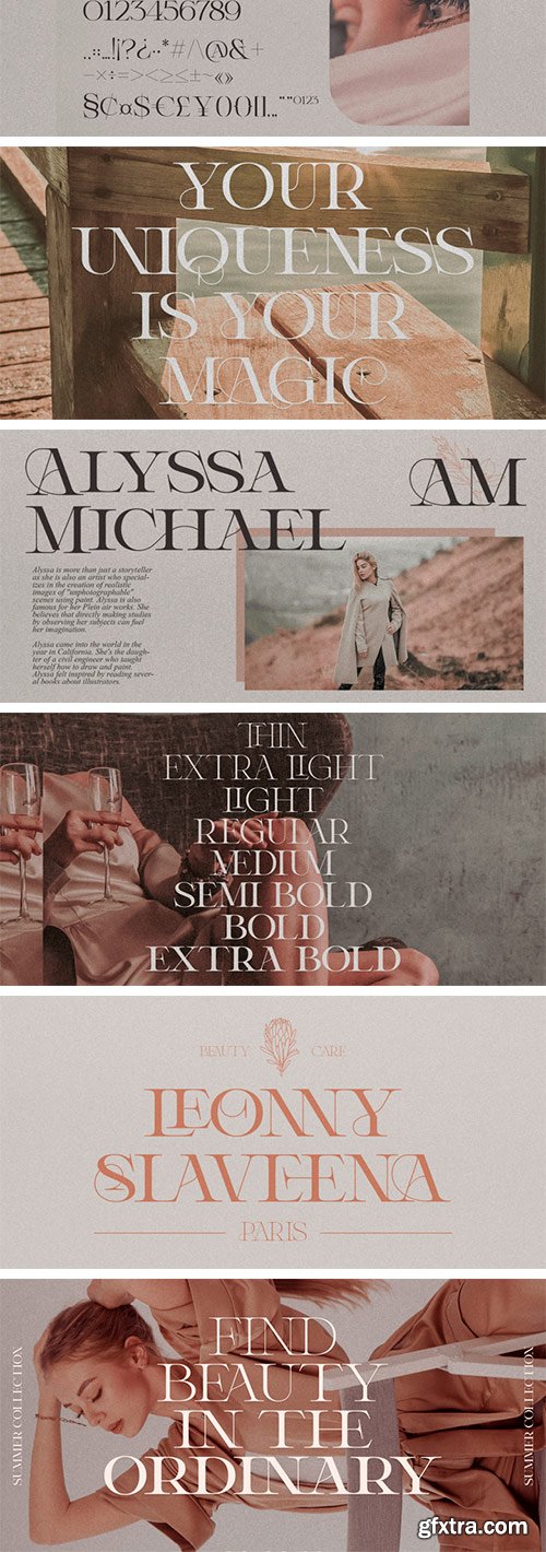 Delluna Typeface Font Family Delluna Typeface Font Family