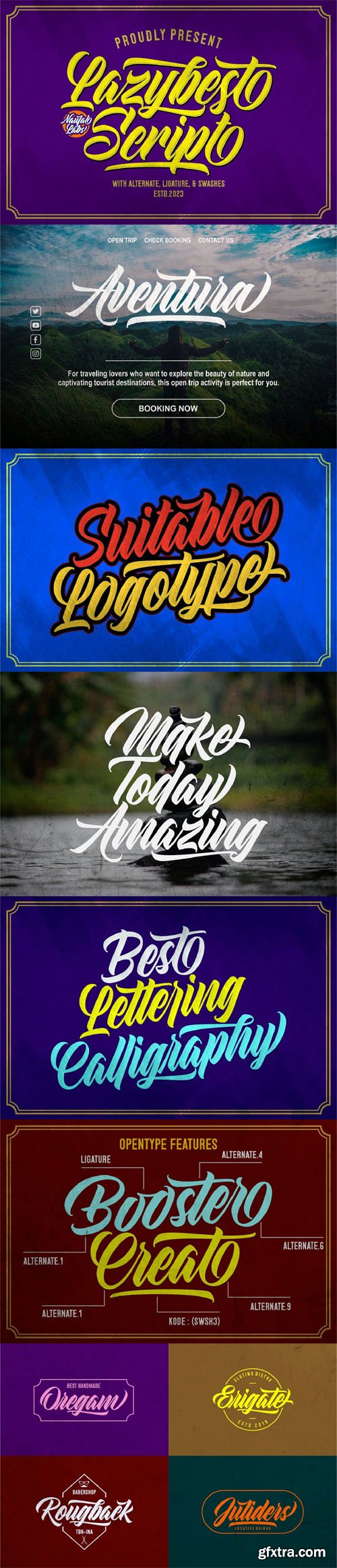 Lazybest - Script Font Lazybest - Script Font