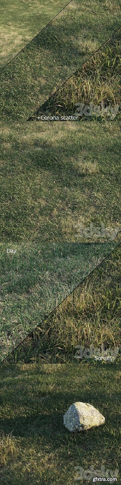 Pro 3DSky -  Spring meadow | grass