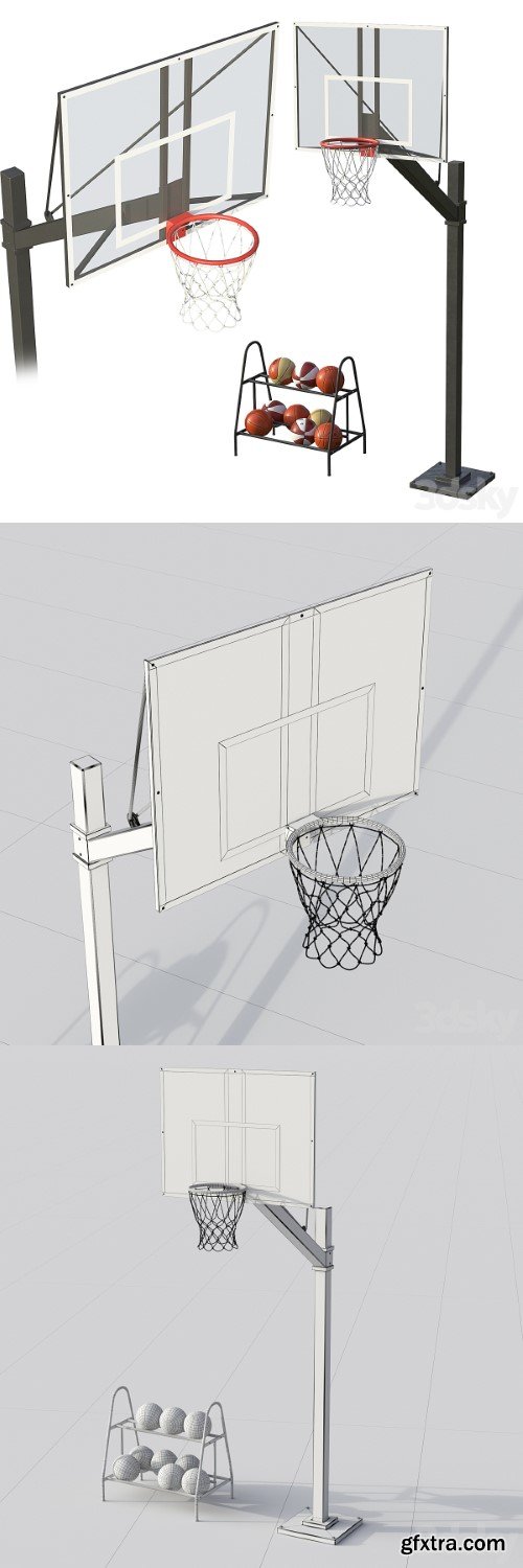 Pro 3DSky - Basketball hoop