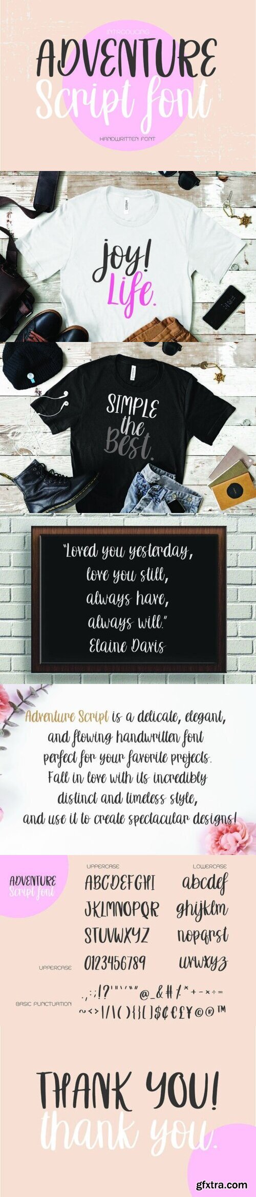 Adventure Script Font