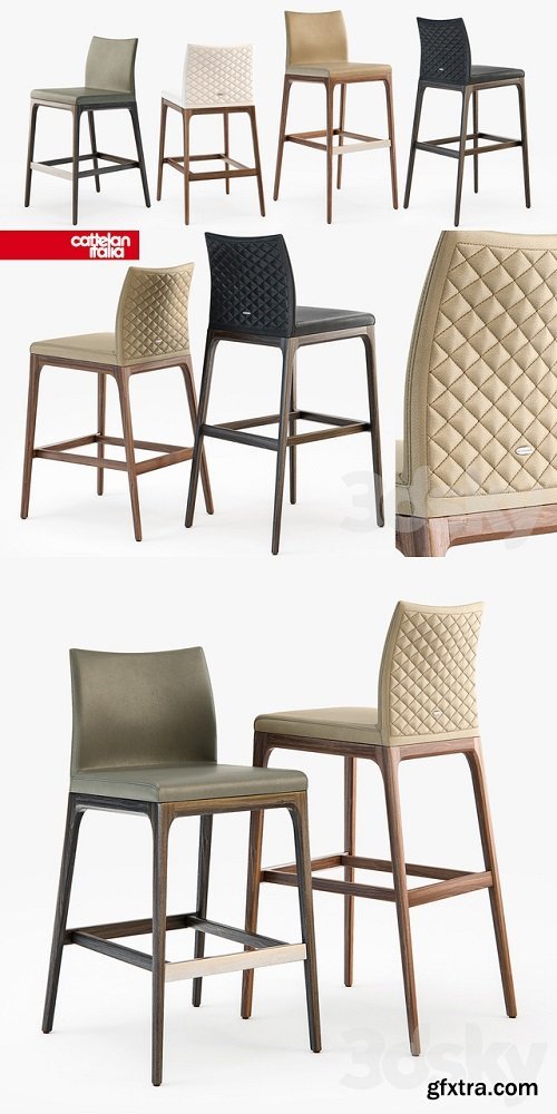 Pro 3DSky - Cattelan Italia Arcadia couture stool