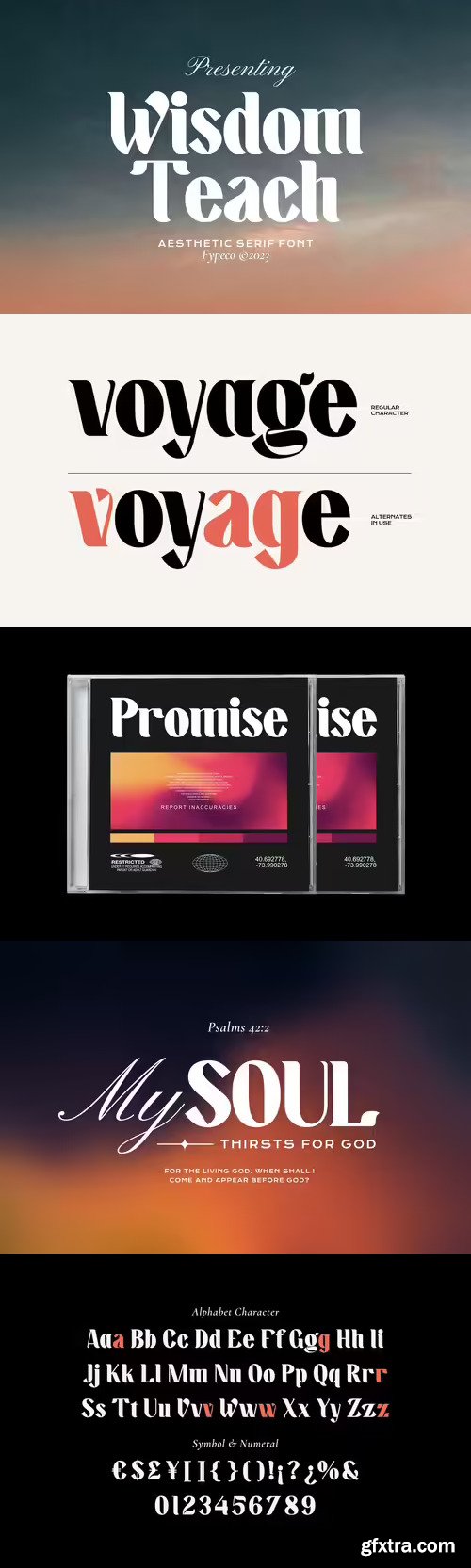 Wisdom Teach - Aesthetic Serif Font