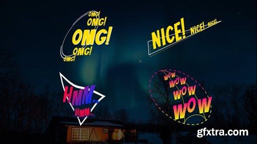 Videohive Comic Text Animations 44260883
