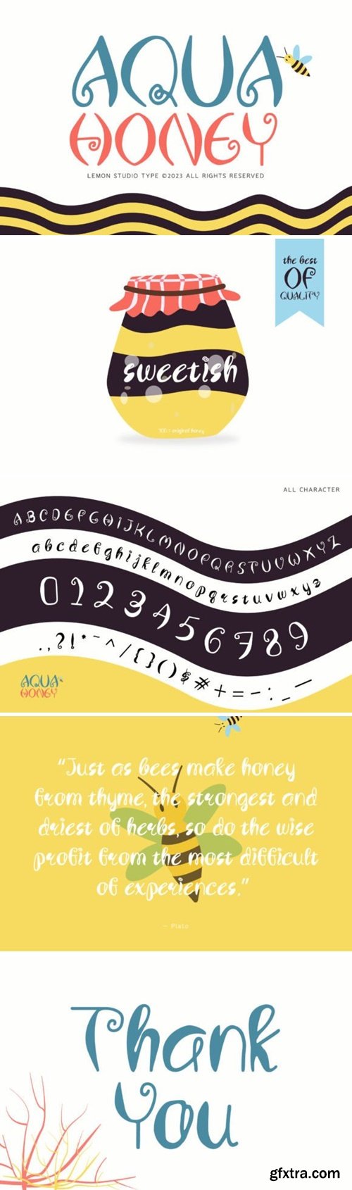Aqua Honey Font