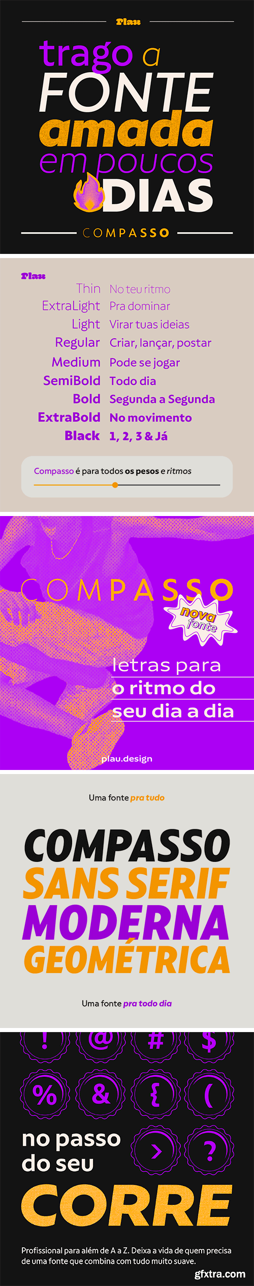 Compasso Font Family