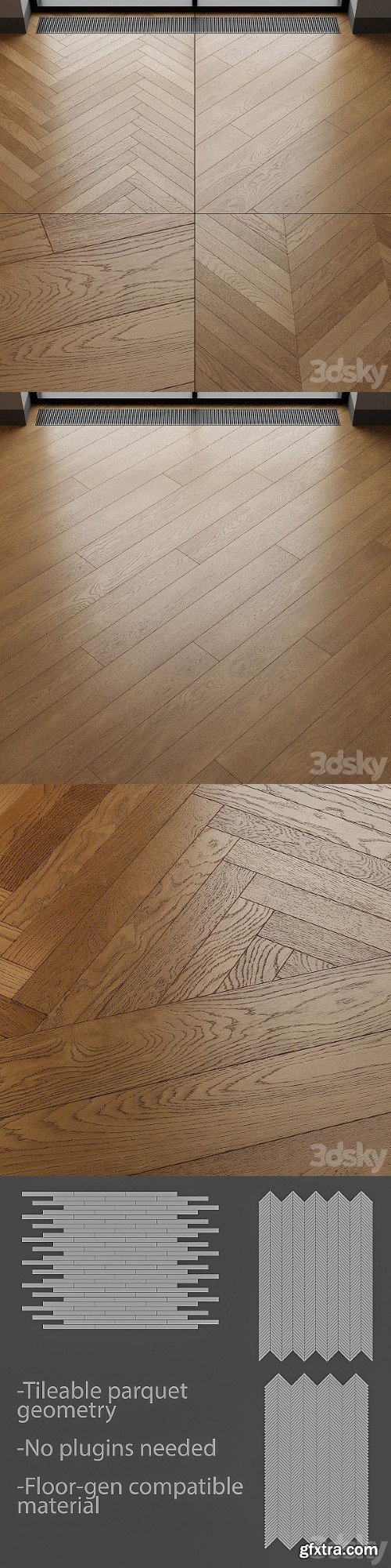 Pro 3DSky - Wood Floor Toned Oak