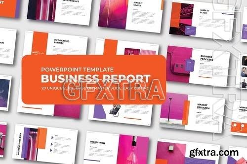 Business Report Powerpoint Template 6634S5S