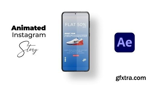 Create an animated instagram story using After Effects