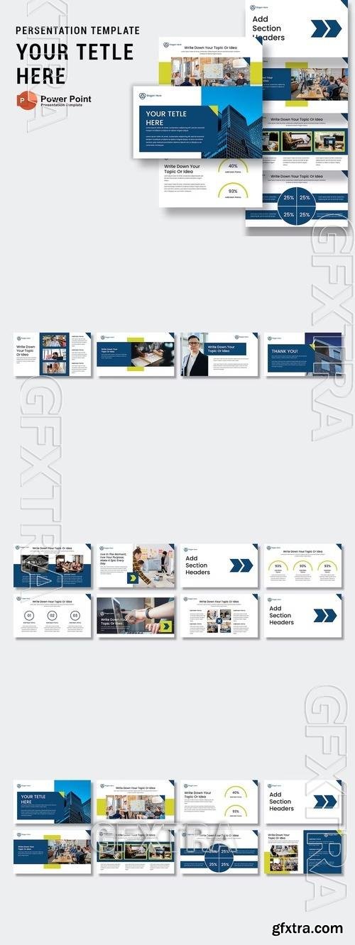 Your Tetle Here Persentation PowerPoint Template K34A6K6