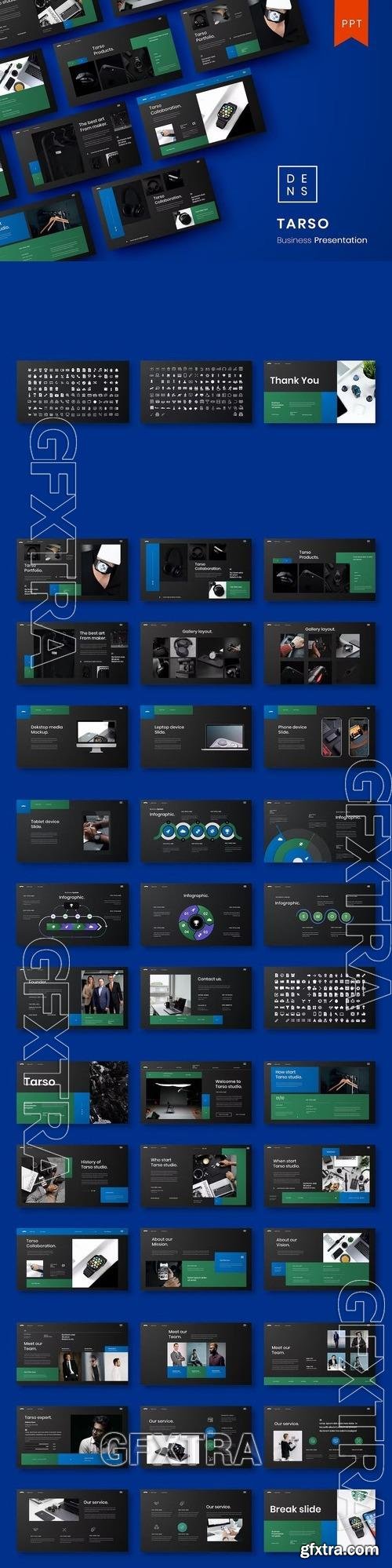 Tarso – Business PowerPoint Template 7525LHJ