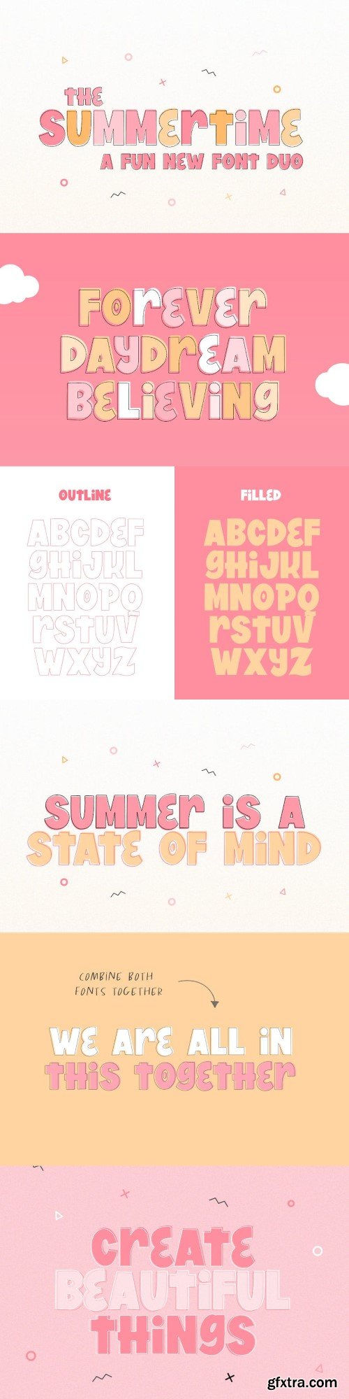 Summertime Font Duo