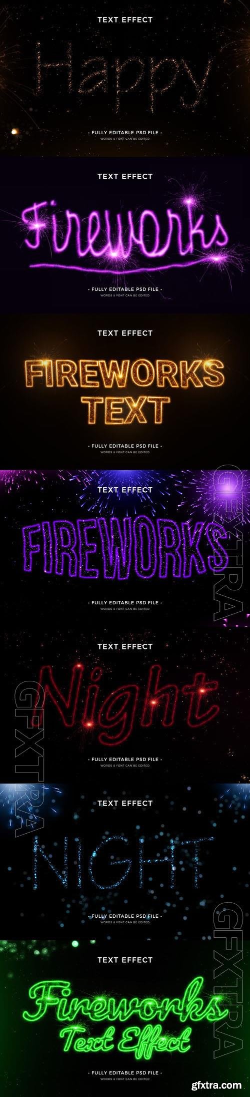 Psd style text effect editable set vol 385