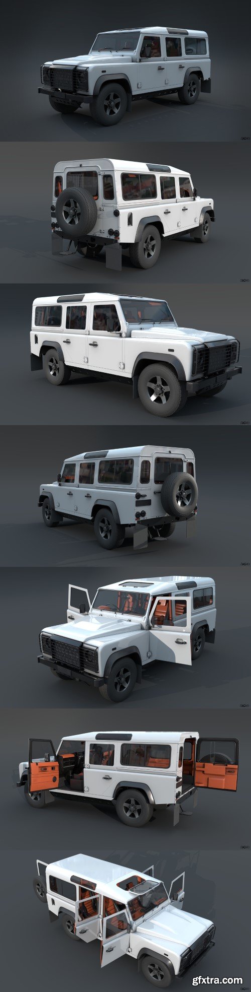 Land Rover Defender 3d model
