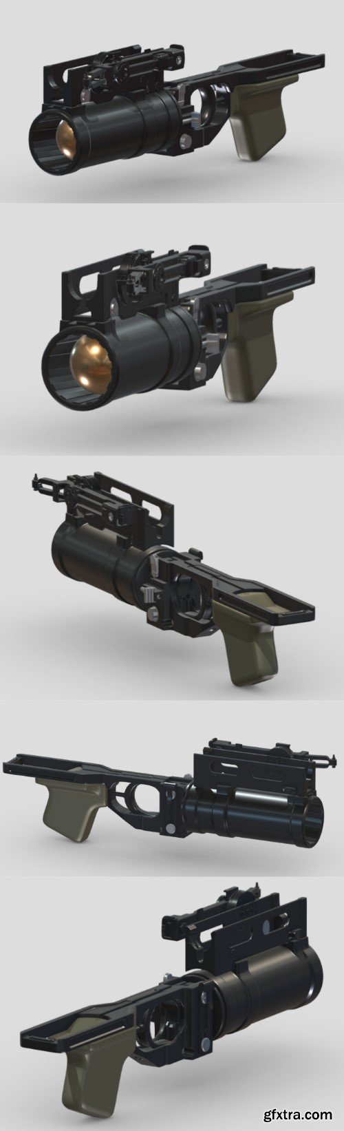 GP-25 Grenade Launcher 3D