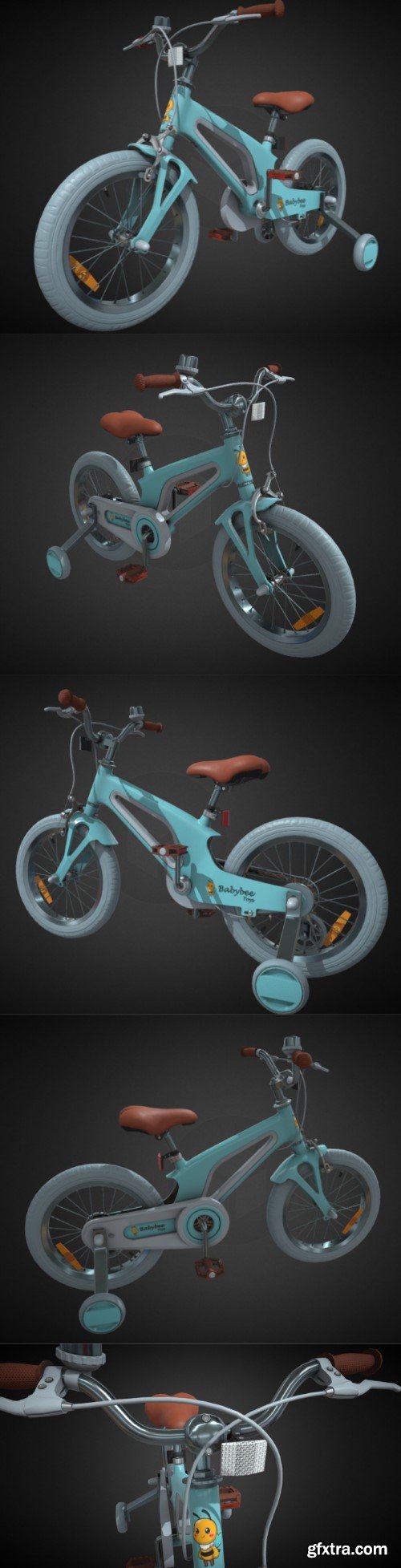 Kid Bike 3D Model
