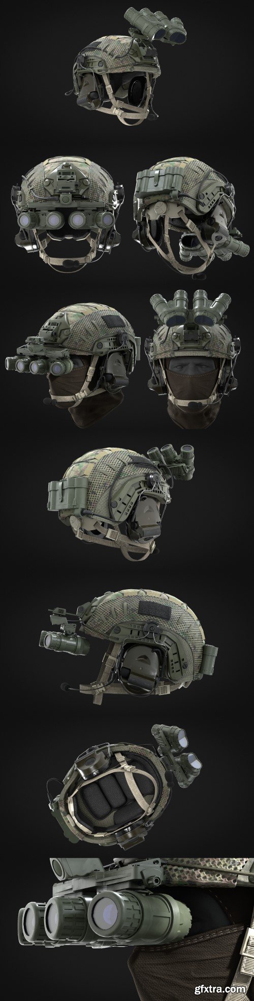 GPNVG-18 & Helmet 3D