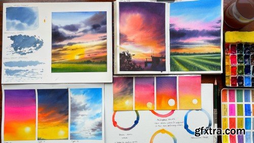 Beginners Class to Master - Vibrant Skies & Clouds