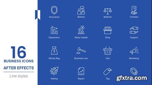 Videohive Creative Business Icons Line pack 44317113 Videohive Creative Business Icons Line pack 44317113