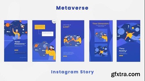 Videohive Metaverse Illustration Instagram Story 44334649 Videohive Metaverse Illustration Instagram Story 44334649