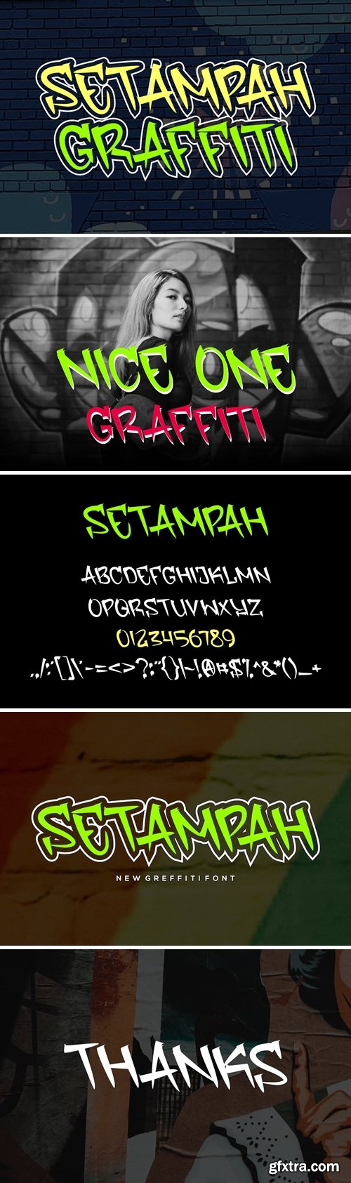 Setampah - Graffiti Font